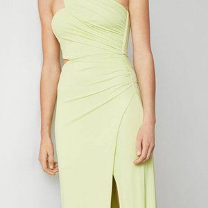BCBGMAXAZRIA Matte Jersey Cutout Gown